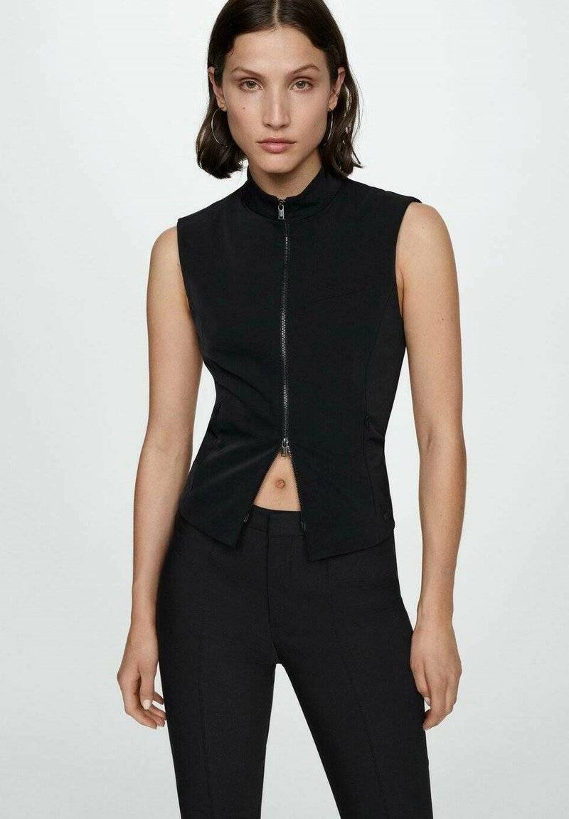 Mango Mango MALU-H - Trousers - noir Riesige Ersparnisse