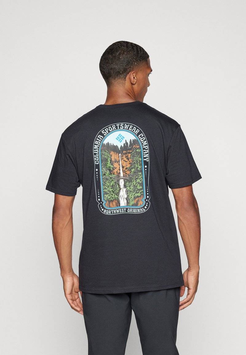 Columbia Columbia CAVALRY TRAIL - Print T-shirt - black Bis zu 50% Rabatt