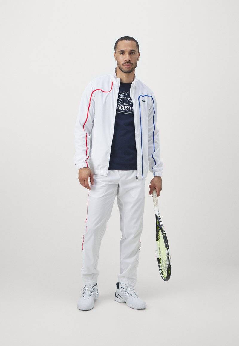 Lacoste Sport Lacoste Sport TRACKSUIT TENNIS PLAYERS - Tracksuit - white 50% Rabatt für begrenzte Zeit