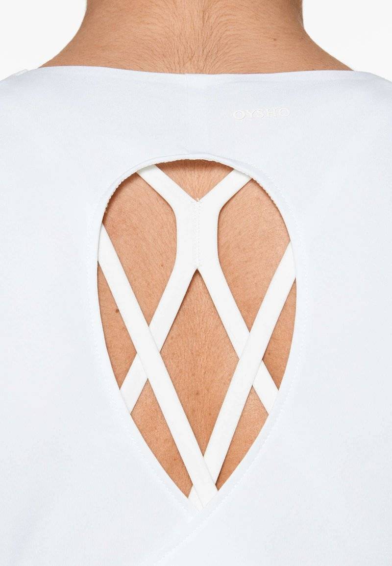 OYSHO OYSHO COMFORTLUX CROSS BACK - Top - white 2025