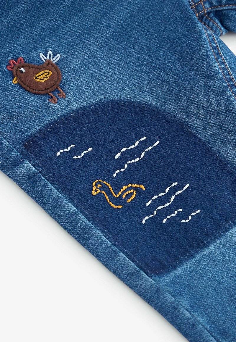 Next Next REGULAR FIT - Jeans Tapered Fit - mid blue farmyard Heißer Verkauf