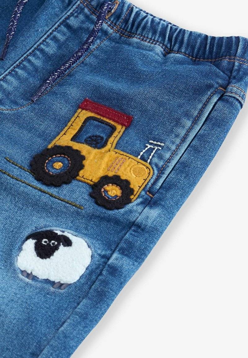 Next Next REGULAR FIT - Jeans Tapered Fit - mid blue farmyard Heißer Verkauf
