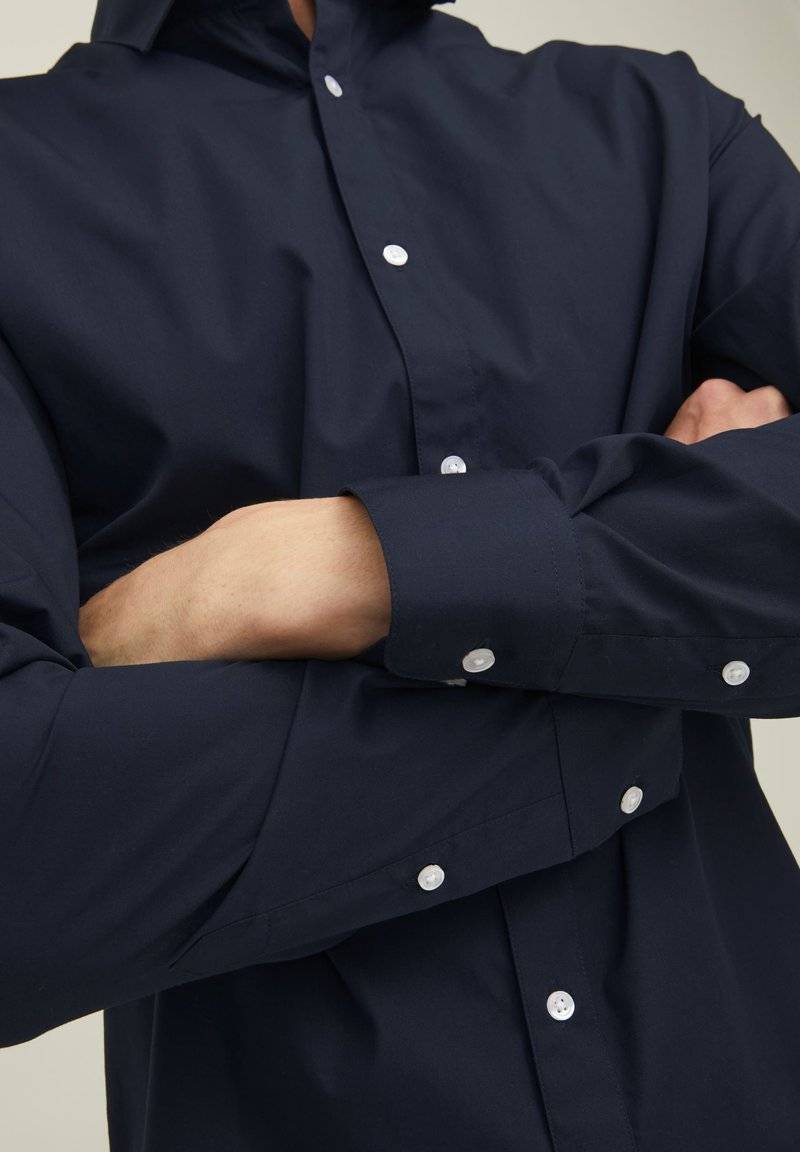 Jack & Jones Jack & Jones JJJOE SHIRT PLAIN - Formal shirt - navy blazer Online Outlet