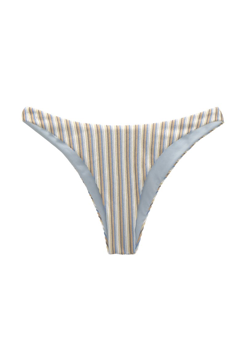 PULL&BEAR PULL&BEAR STRIPED - Bikini bottoms - blue Exklusive Angebote