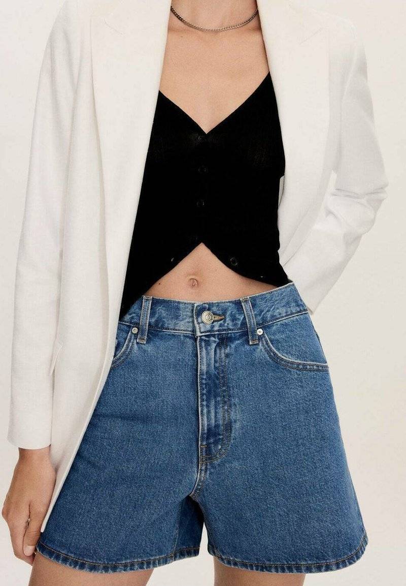 Mango Mango ZOE - Denim shorts - bleu moyen Super Sparpreis