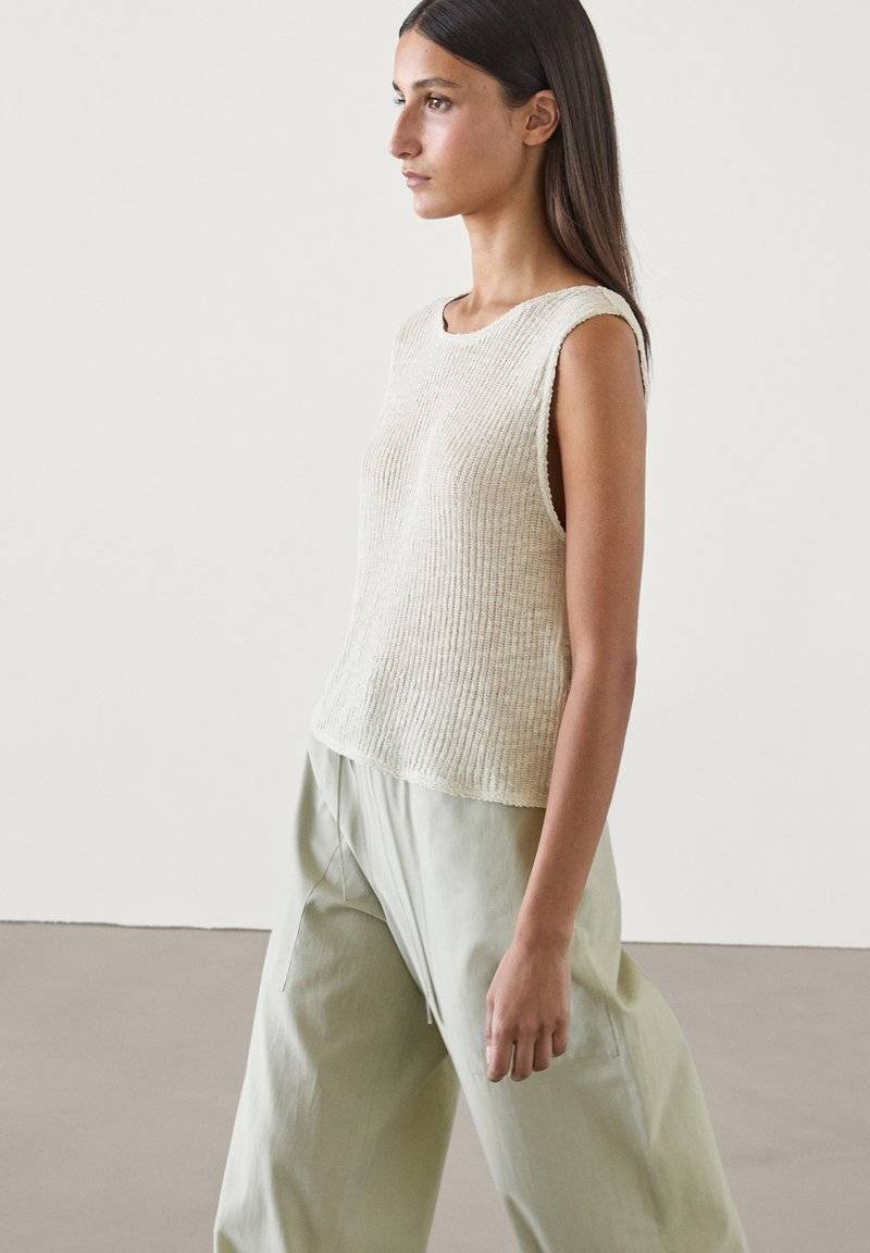Massimo Dutti Massimo Dutti SLEEVELESS - Top - light brown Neueste Stile
