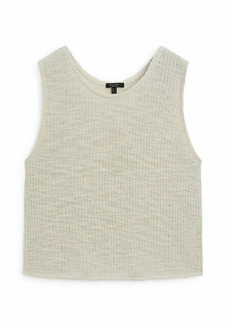 Massimo Dutti Massimo Dutti SLEEVELESS - Top - light brown Neueste Stile