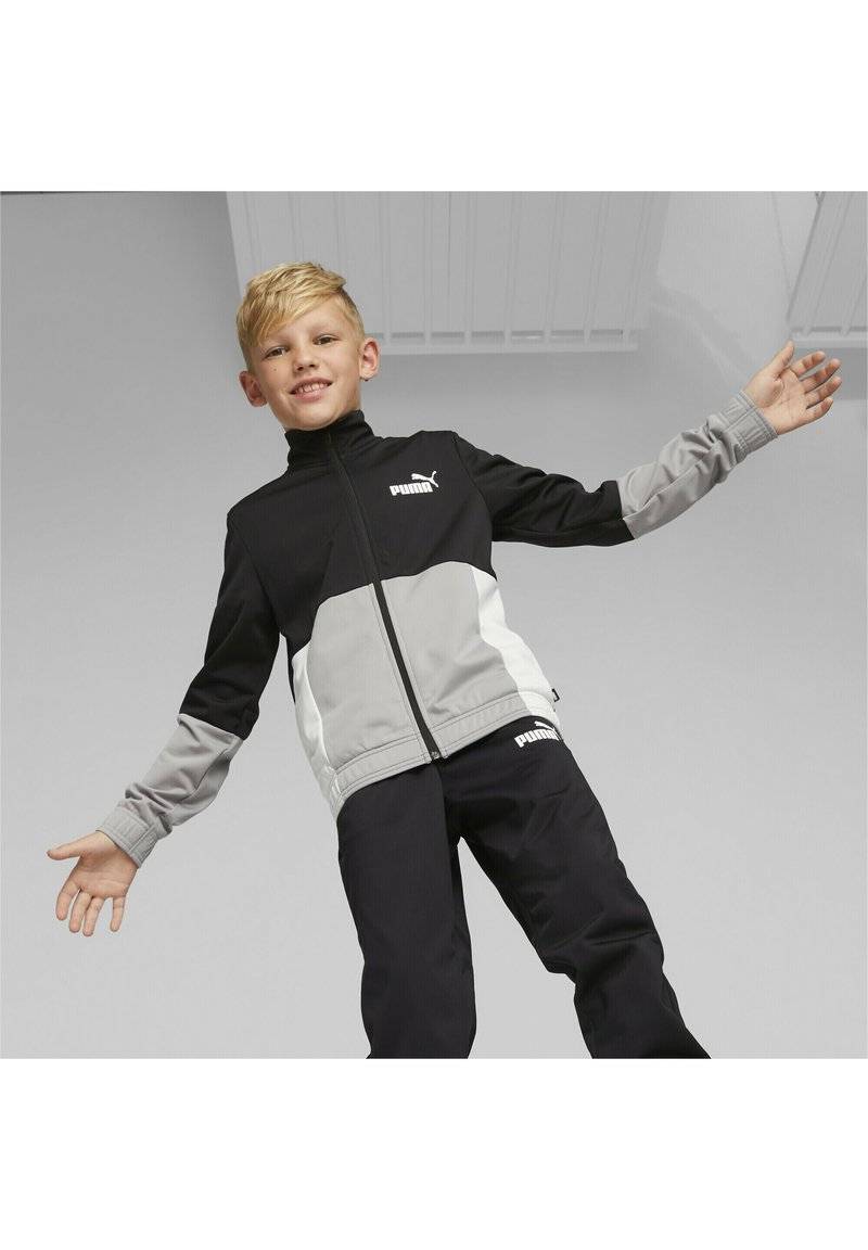 Puma Puma COLORBLOCK SUIT UNISEX SET - Tracksuit - black Zeitbegrenzte Promotion