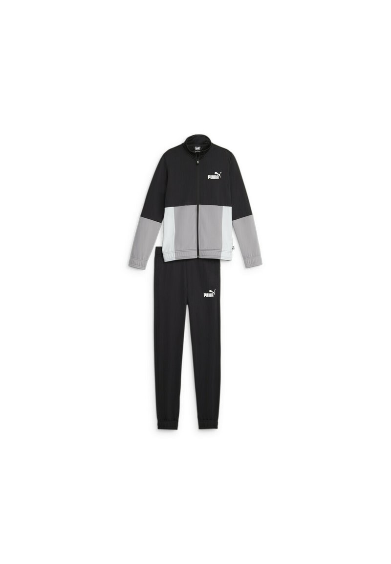 Puma Puma COLORBLOCK SUIT UNISEX SET - Tracksuit - black Zeitbegrenzte Promotion