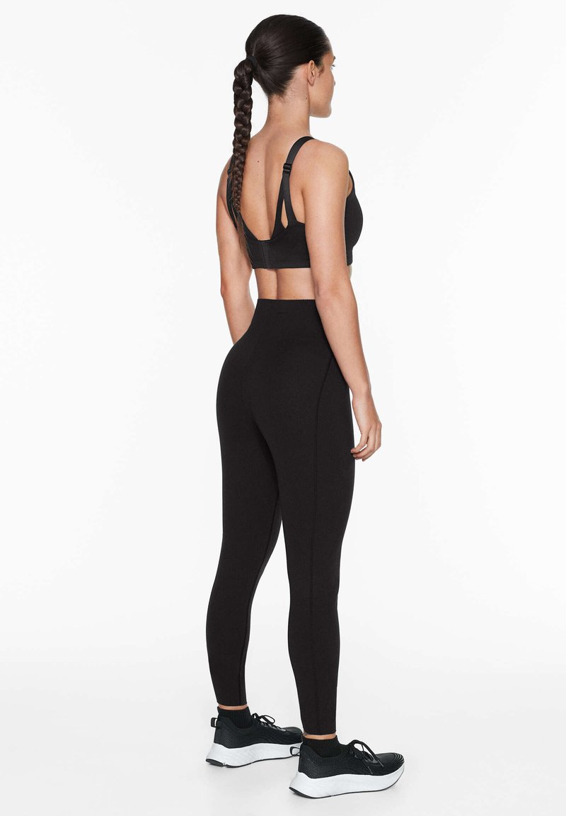 OYSHO OYSHO COMPRESSIVE WAIST CONTROL ANKLE-LENGTH - Leggings - black Super Rabatt