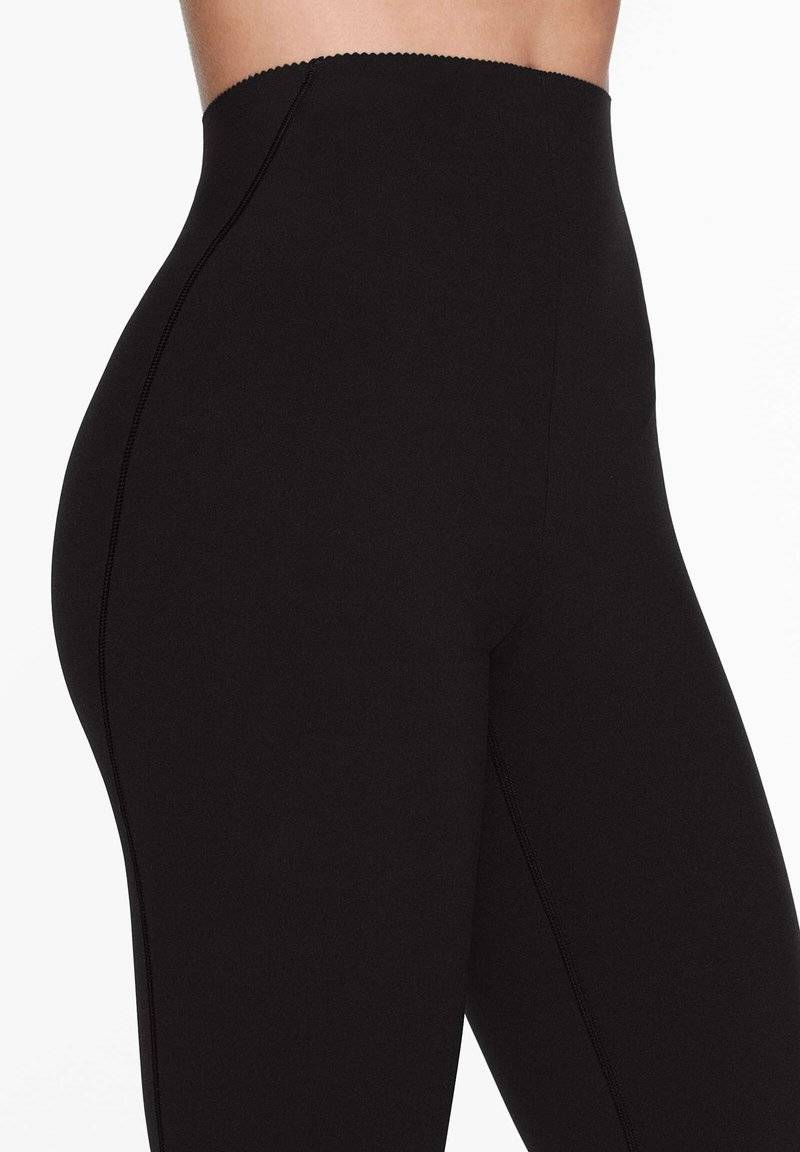 OYSHO OYSHO COMPRESSIVE WAIST CONTROL ANKLE-LENGTH - Leggings - black Super Rabatt