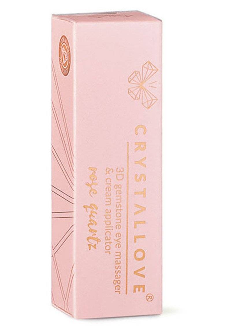 CRYSTALLOVE CRYSTALLOVE ROSE QUARTZ 3D EYE MASSAGER - Skincare tool - gold Verkauf