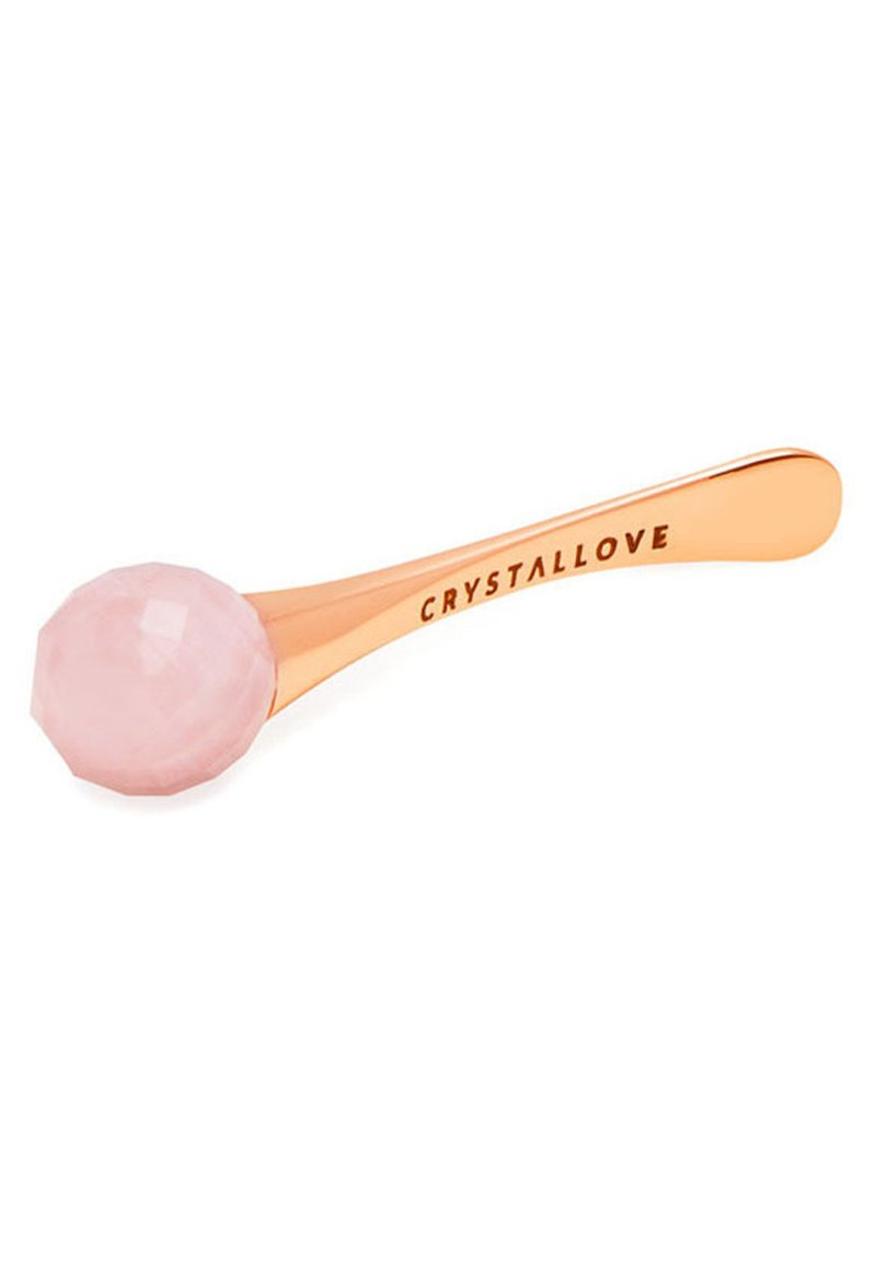 CRYSTALLOVE CRYSTALLOVE ROSE QUARTZ 3D EYE MASSAGER - Skincare tool - gold Verkauf