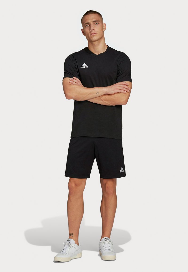 adidas Performance adidas Performance ENTRADA TEE - Print T-shirt - black Cyber Monday
