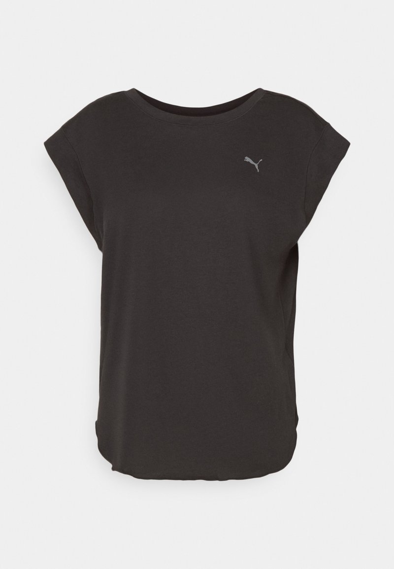Puma Puma STUDIO FOUNDATIONS TEE - Sports T-shirt - black Heißer Verkauf