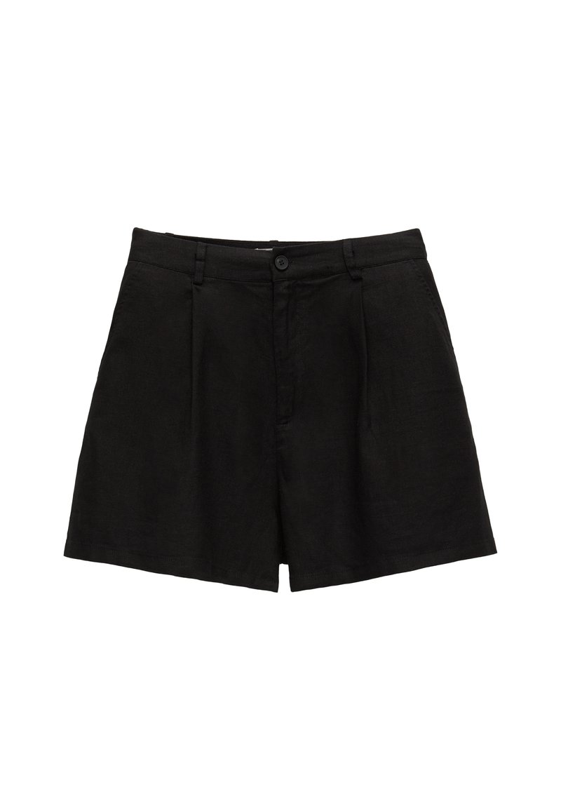 PULL&BEAR PULL&BEAR RUSTIC - BERMUDA - Shorts - black JETZT KAUFEN