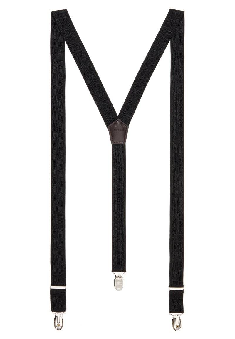 Only & Sons Only & Sons ONSBOWTIE SUSPENDER UNISEX SET - Bow tie - black Nur für heute