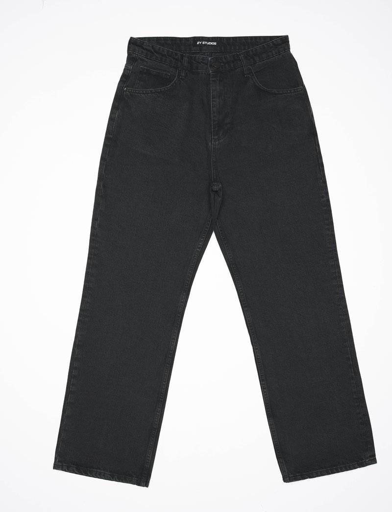 2Y Studios 2Y Studios ADRIK BAGGY - Straight leg jeans - washed black Nur noch ein Tag übrig