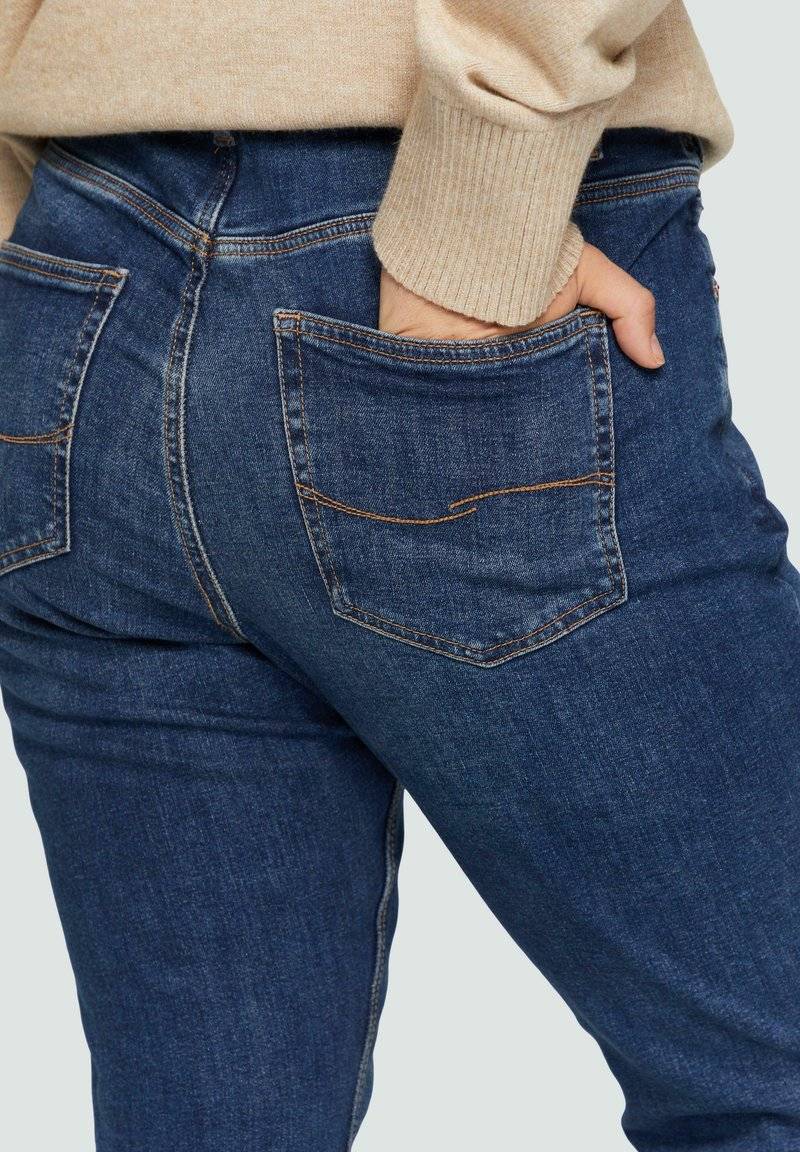QS QS CURVY MID - Slim fit jeans - blau Riesige Rabatte