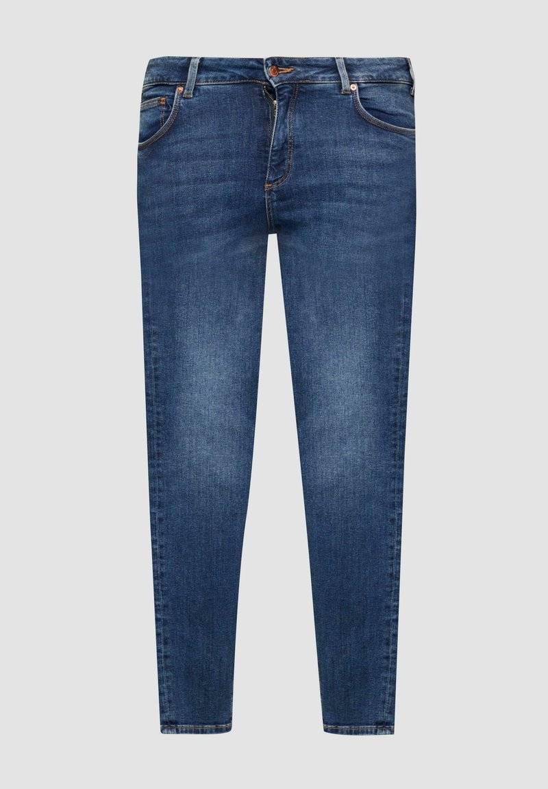 QS QS CURVY MID - Slim fit jeans - blau Riesige Rabatte
