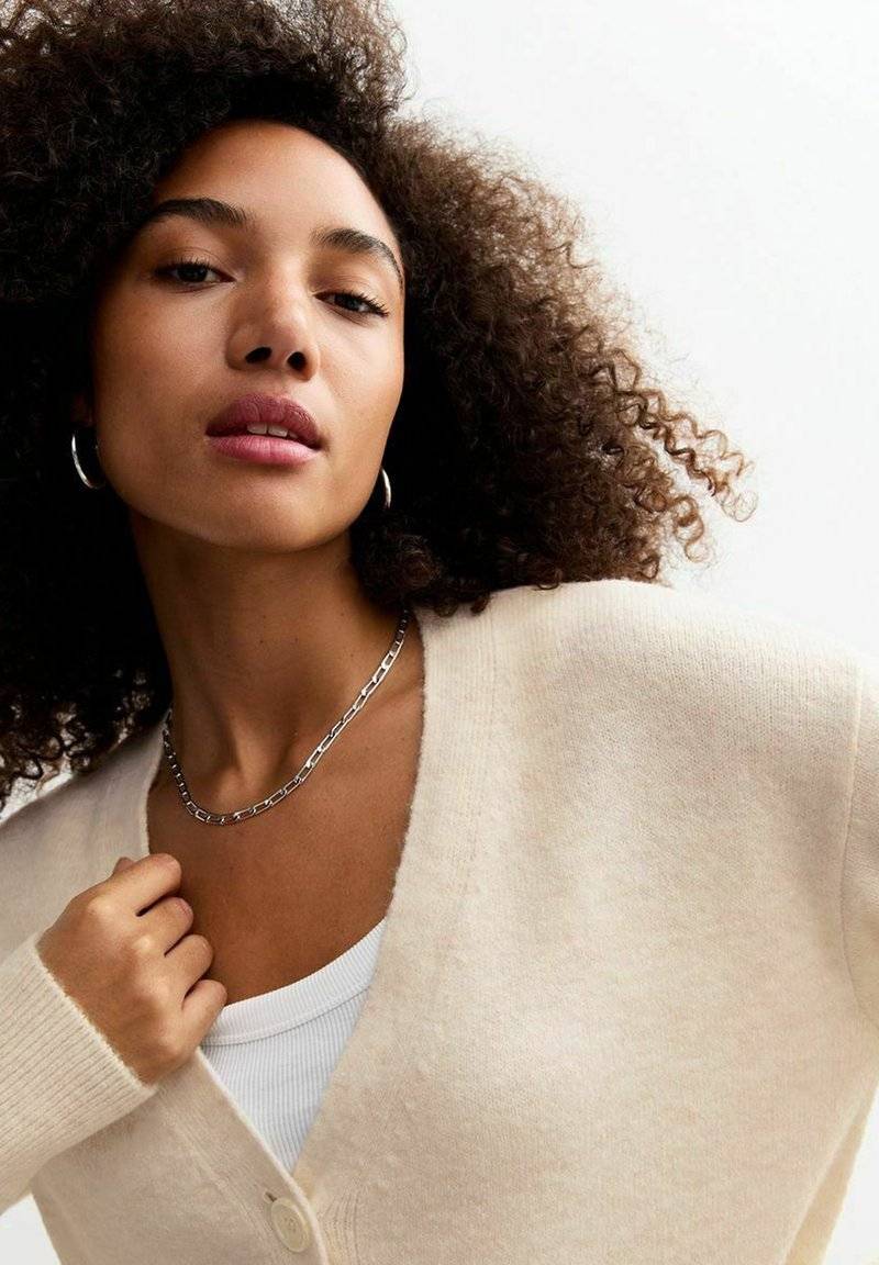 New Look New Look Cardigan - cream 50% Rabatt mit kostenlosem Versand