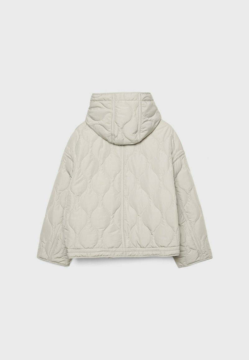 Stradivarius Stradivarius PUFFER - Winter jacket - white Begrenzt auf 3 Tage