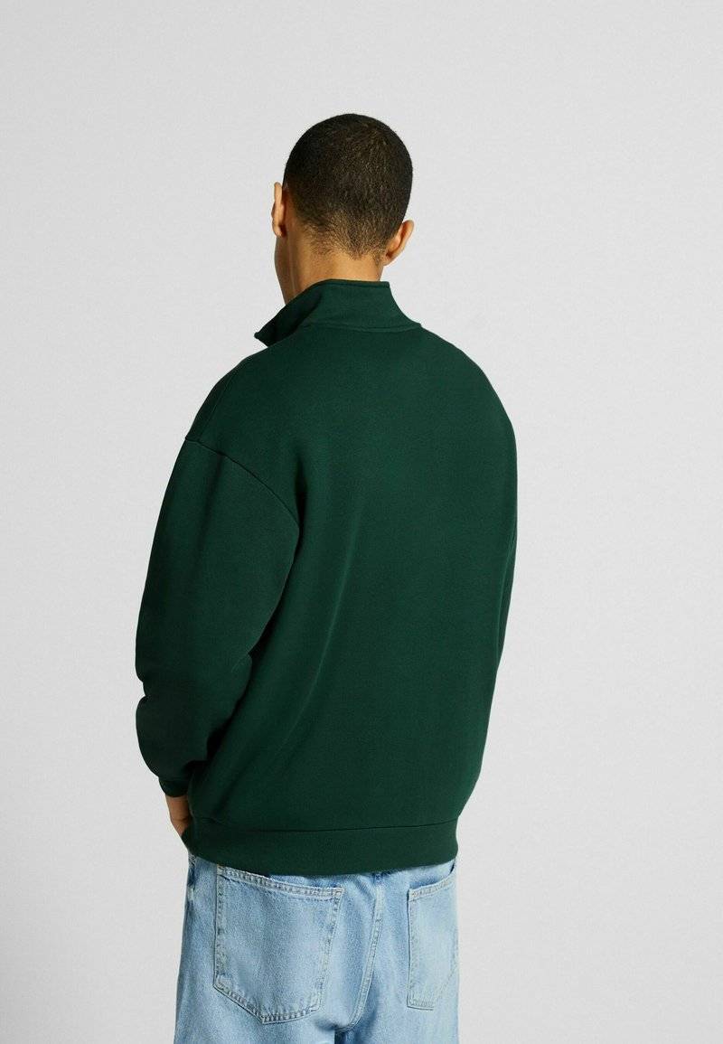 Bershka Bershka HIGH NECK - Sweatshirt - dark green Online