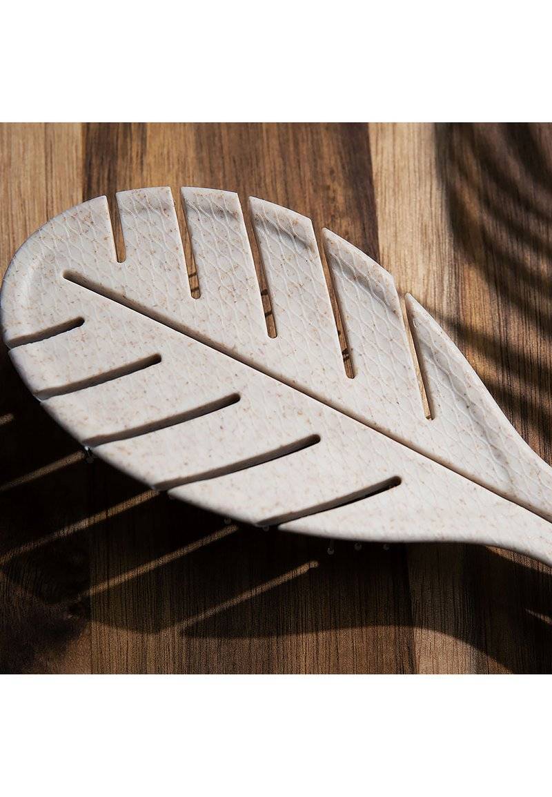 So Eco So Eco SO ECO BIODEGRADABLE DETANGLING LEAF BRUSH - Brush - stone Limitierter Zeitrabatt