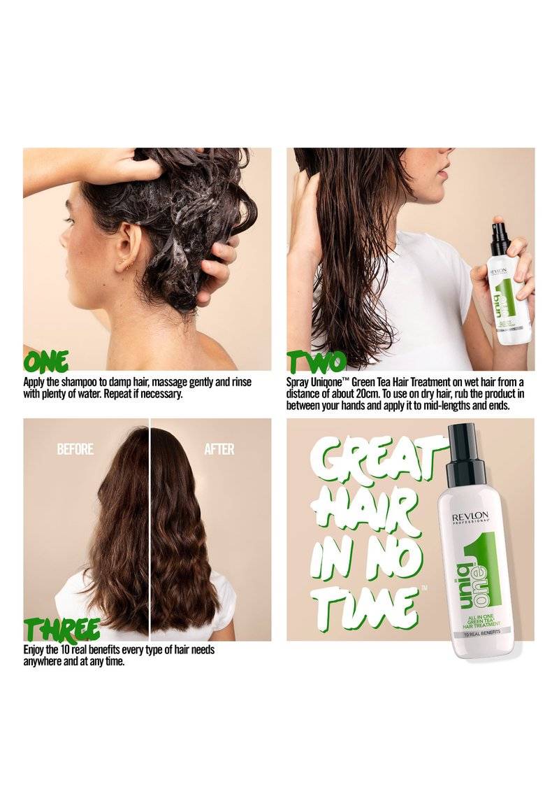 Revlon Professional Revlon Professional UNIQONE™ ALL IN ONE HAIR TREATMENT 10 REAL BENEFITS, GREEN TEA - Hair treatment Rabatt