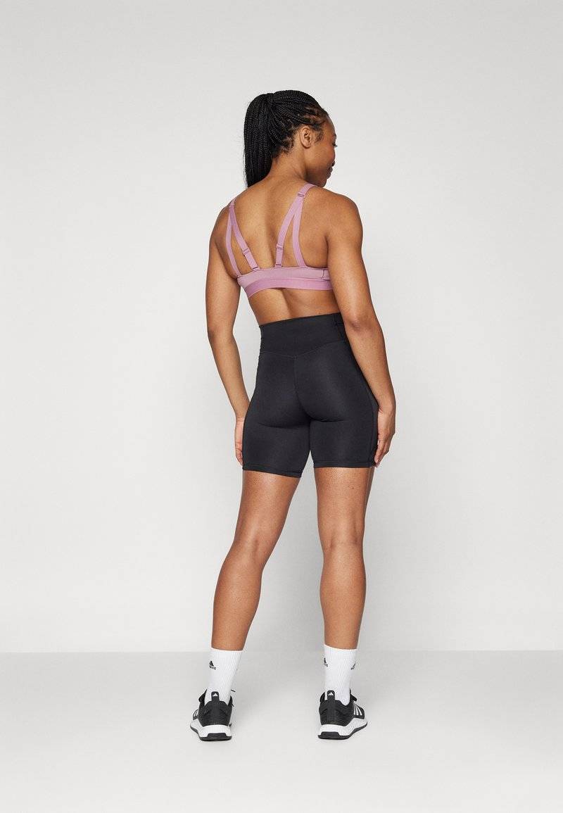 adidas Performance adidas Performance OPTIME ESSENTIALS STASH POCKET SHORT - Leggings - black Clearance-Verkauf