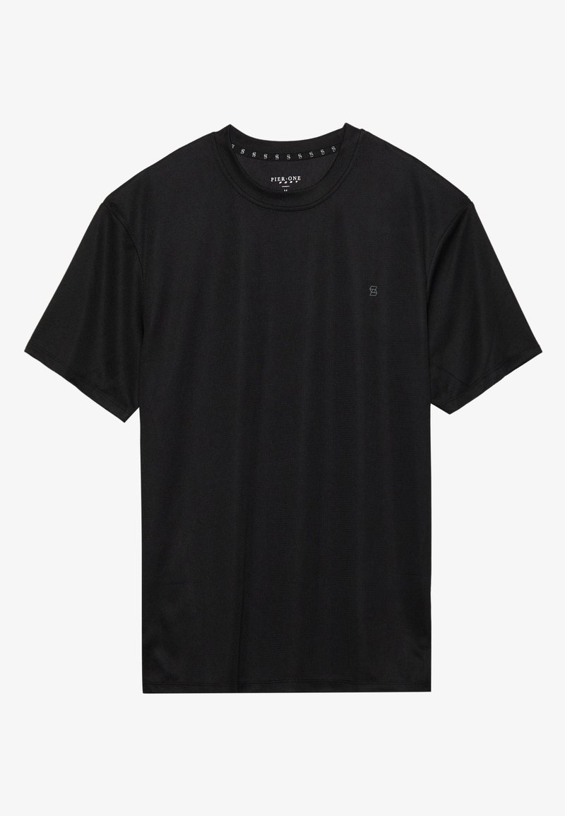 Pier One Sport Pier One Sport Basic T-shirt - black Fabrikladen