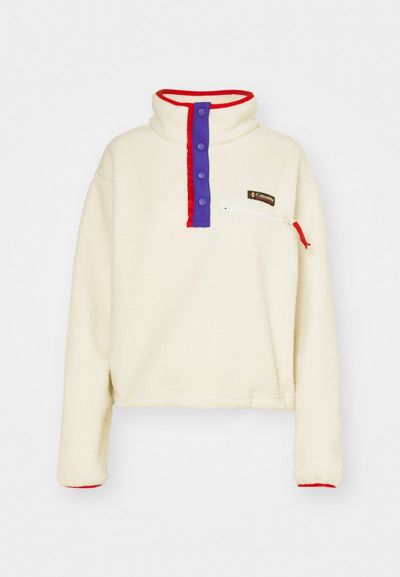 Columbia Columbia HELVETIA™ CROPPED HALF SNAP - Fleece jumper - chalk Outlet