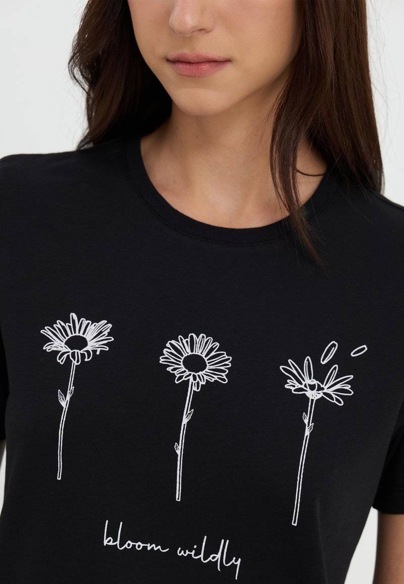 Even&Odd Even&Odd Print T-shirt - black Angebote