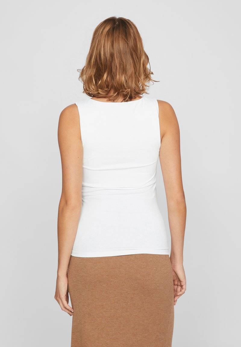 VILA VILA VIKENZA U-NECK TANK NOOS - Top - optical snow Schlussverkauf