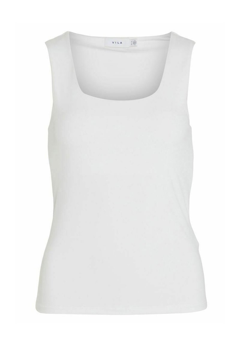 VILA VILA VIKENZA U-NECK TANK NOOS - Top - optical snow Schlussverkauf