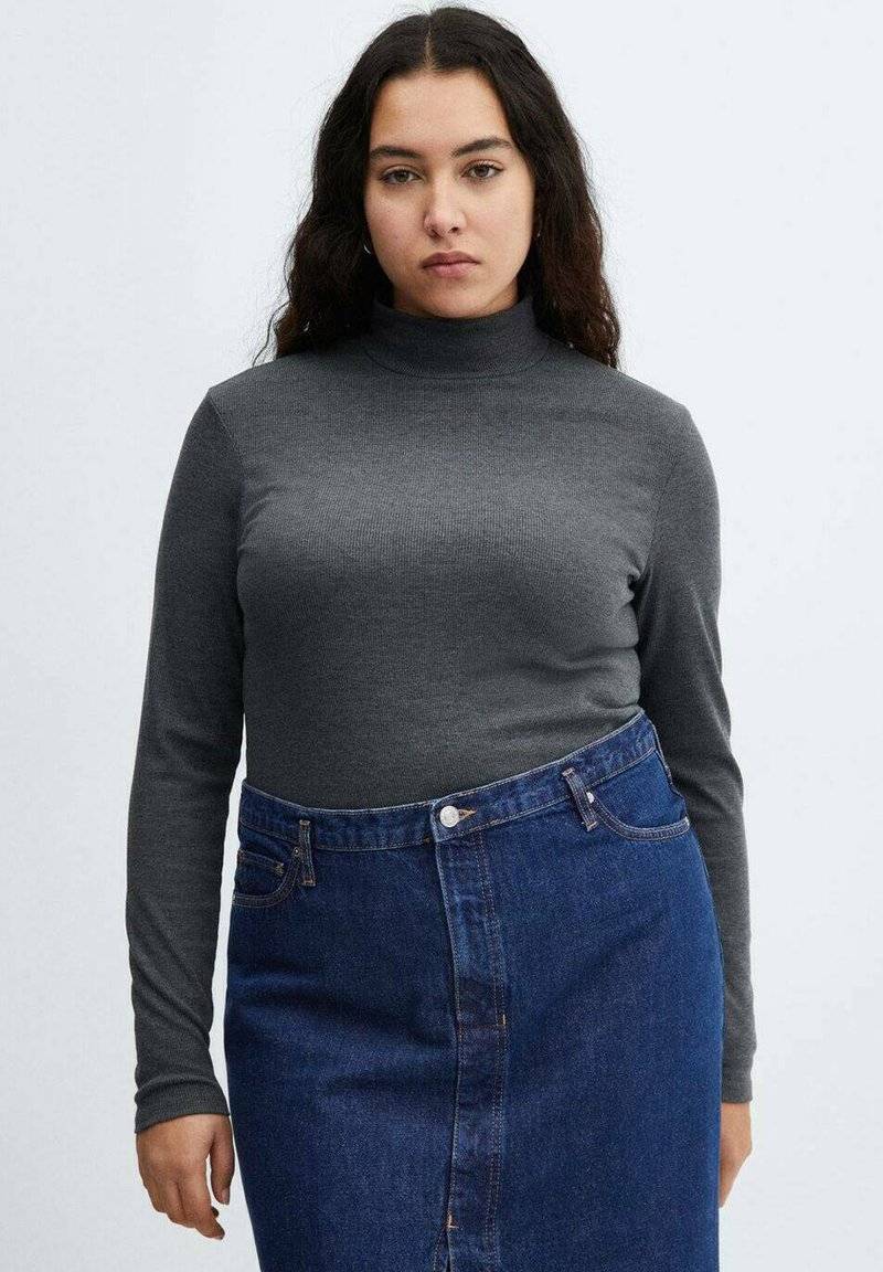 Mango Mango SOLEIL - Pencil skirt - blu scuro Blitzverkäufe