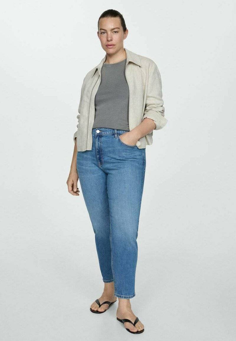 Mango Mango Relaxed fit jeans - medium blue Kostenloser Versand