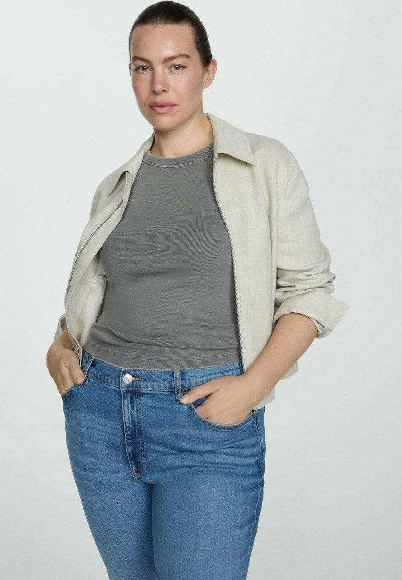 Mango Mango Relaxed fit jeans - medium blue Kostenloser Versand