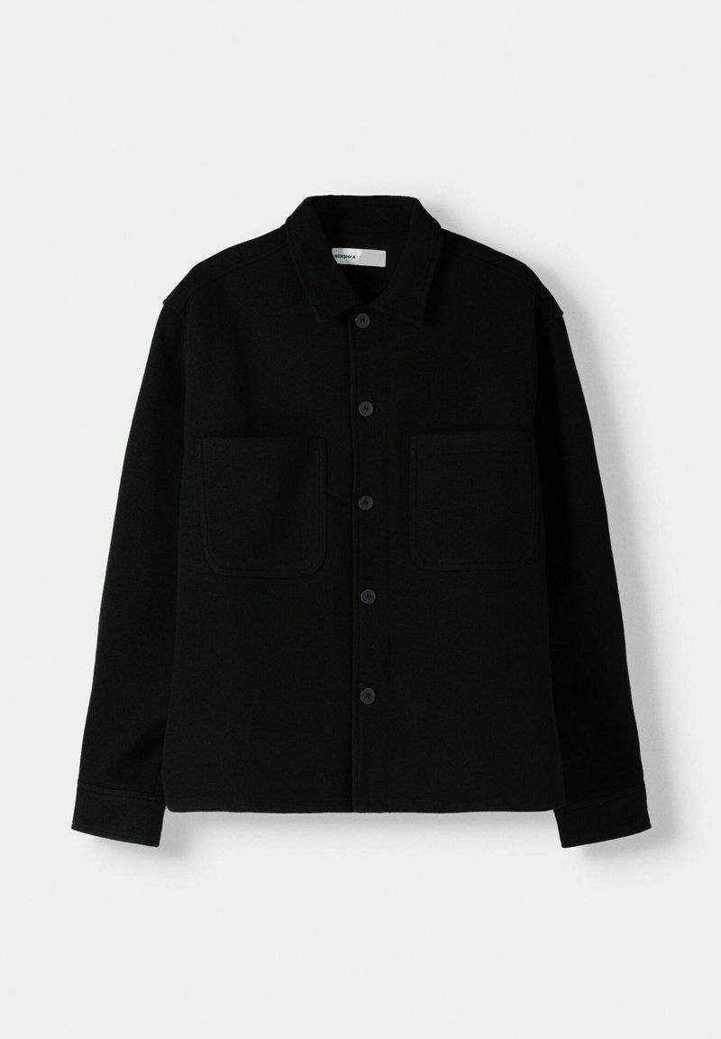 Bershka Bershka Summer jacket - black Weihnachtsangebot