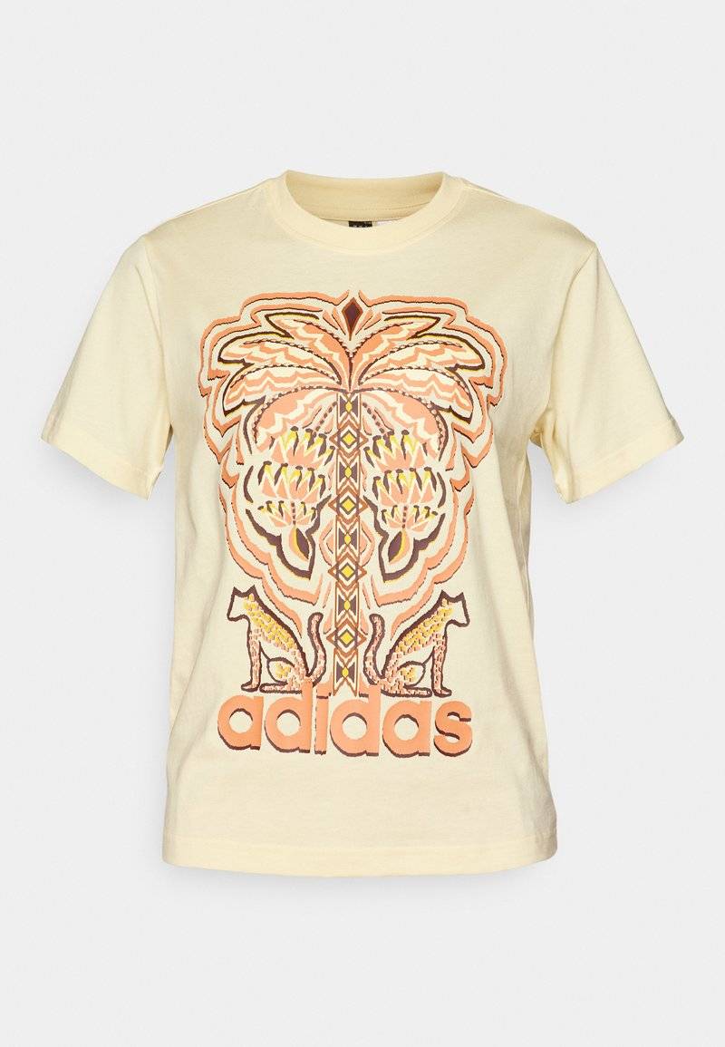 adidas Sportswear adidas Sportswear ADIDAS FARM RIO GRAPHIC - Print T-shirt - easy yellow Zeitbegrenzte Promotion