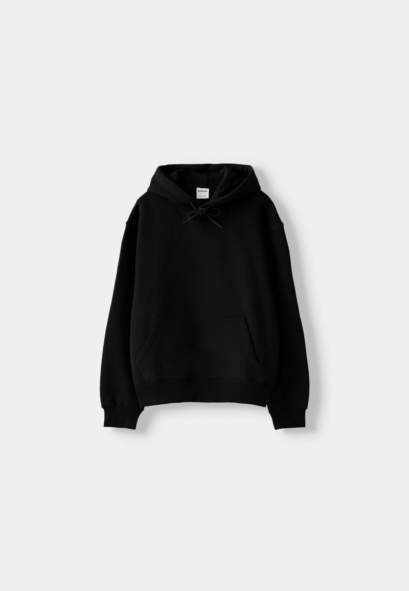 Bershka Bershka Hoodie - black denim Hotsell