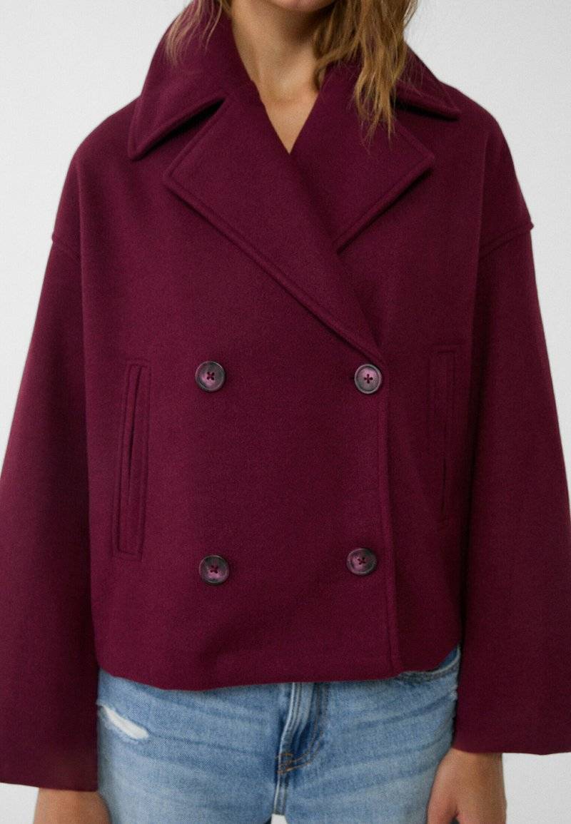 Stradivarius Stradivarius SOFT - Blazer - bordeaux Günstiger Verkauf
