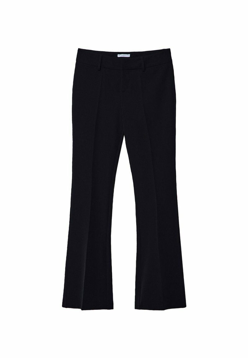 Stradivarius Stradivarius TAILORED FLARED - Trousers - black Sonderangebot