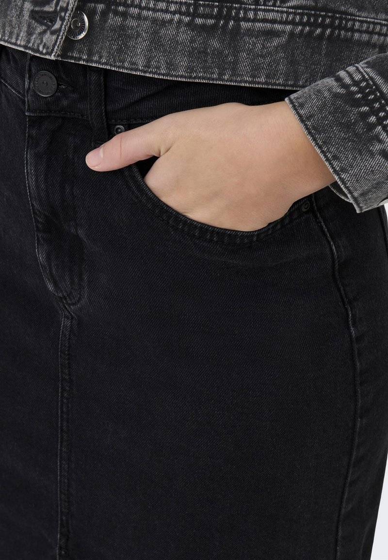 ONLY ONLY ONLBIANCA REA NOOS - Denim skirt - washed black Versandkostenfrei