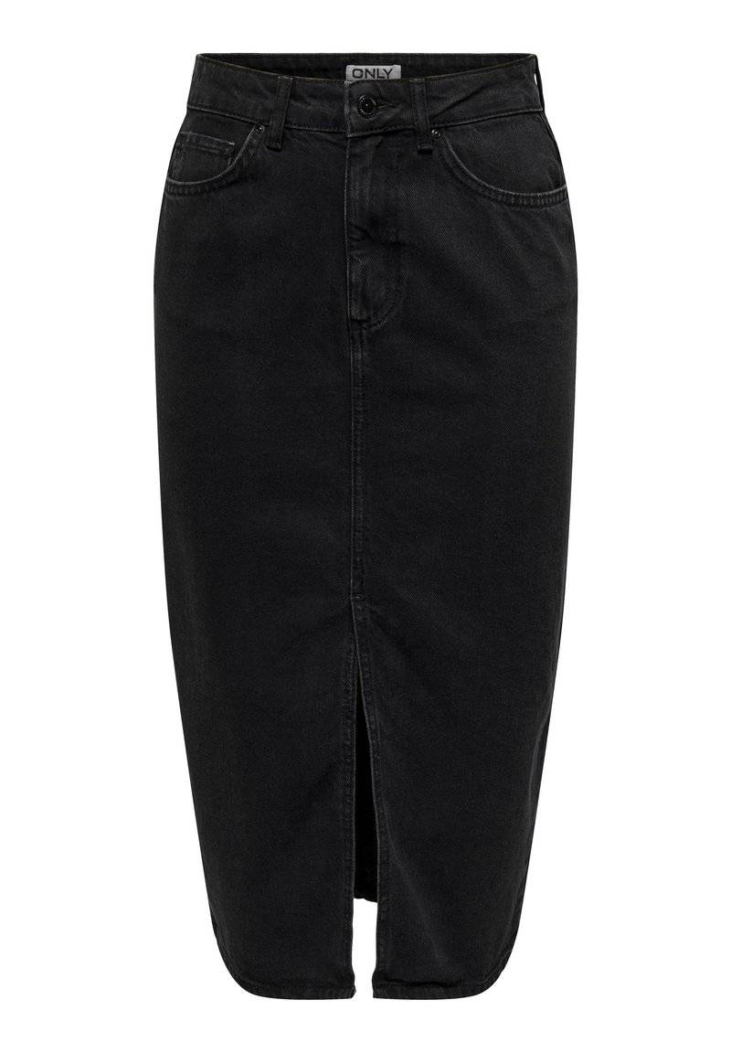 ONLY ONLY ONLBIANCA REA NOOS - Denim skirt - washed black Versandkostenfrei