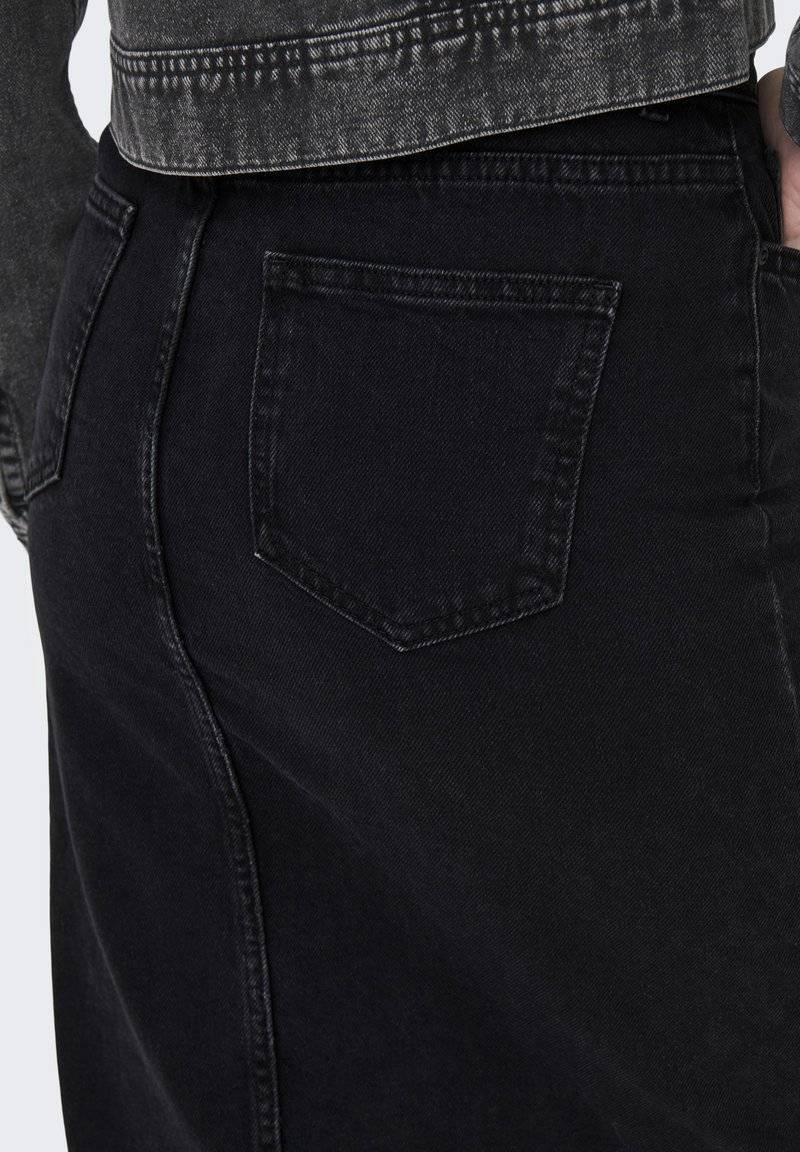 ONLY ONLY ONLBIANCA REA NOOS - Denim skirt - washed black Versandkostenfrei