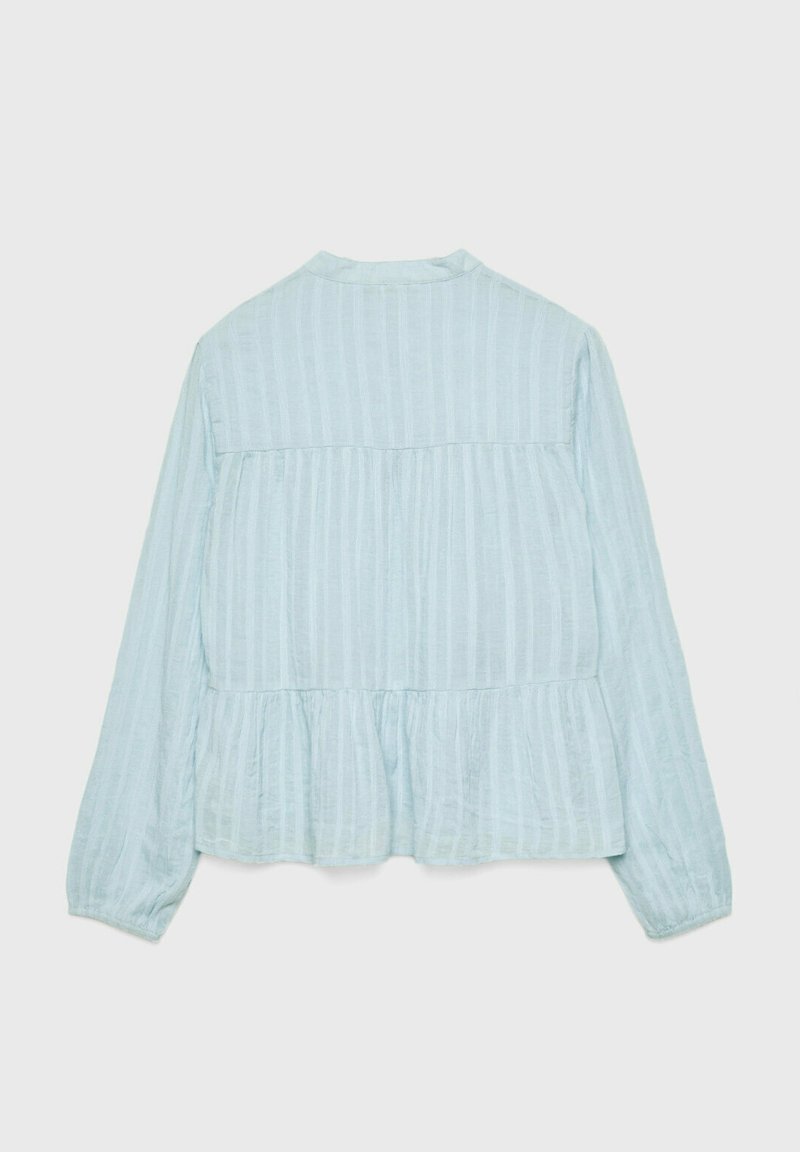 Stradivarius Stradivarius FLOWING BOHO - Blouse - light blue Vatertagsangebot