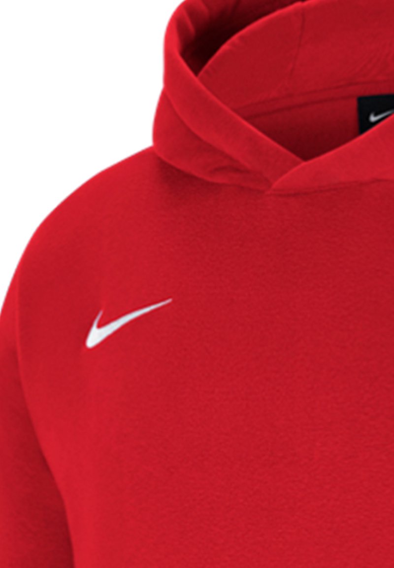Nike Performance Nike Performance Y NK FLC PARK20 PO HOODIE - Hoodie - university red white Lagerräumung