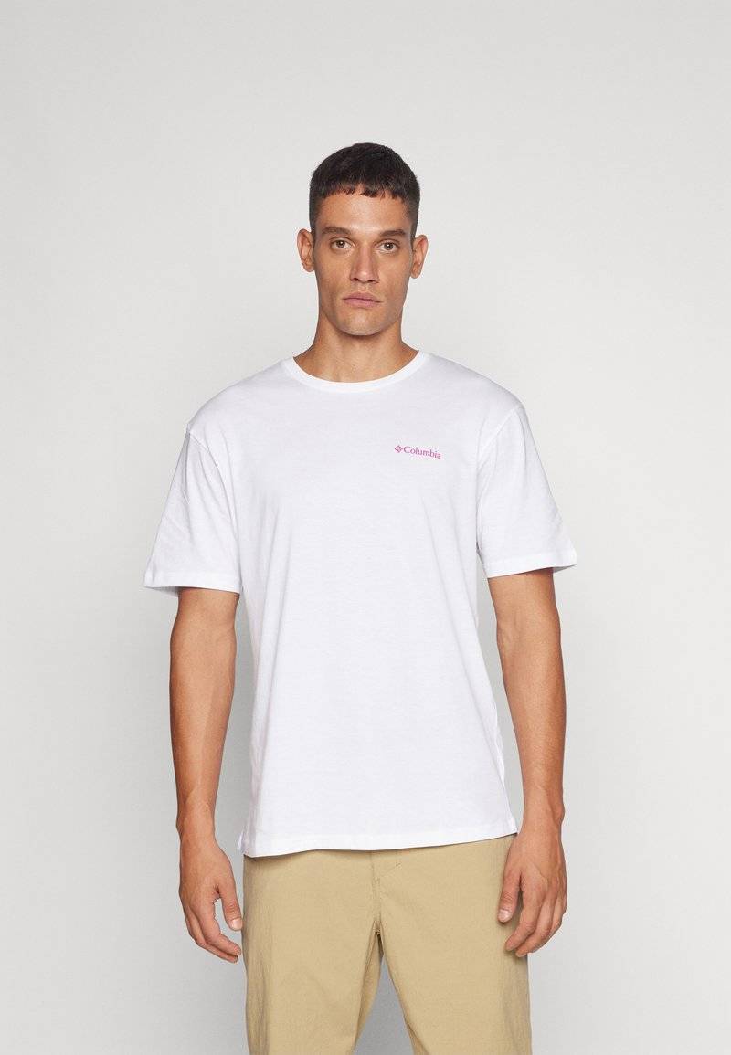 Columbia Columbia ROLLINGWOOD PARK GRAPHIC - Print T-shirt - white Letzte 3 Tage