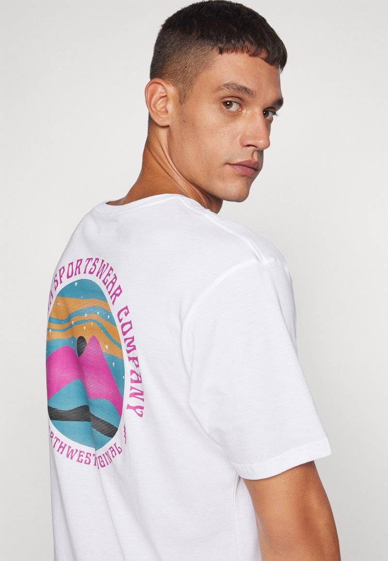 Columbia Columbia ROLLINGWOOD PARK GRAPHIC - Print T-shirt - white Letzte 3 Tage